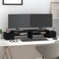 vidaXL Monitorständer Schwarz 100x27,5x15 cm Massivholz Kiefer vidaXL Monitorständer Schwarz 100x27,5x15 cm Massivholz Kiefer
