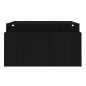 vidaXL Monitorständer Schwarz 100x27,5x15 cm Massivholz Kiefer vidaXL Monitorständer Schwarz 100x27,5x15 cm Massivholz Kiefer