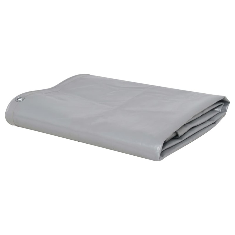 vidaXL Abdeckplane 650 g/m² 4x5 m Grau vidaXL Abdeckplane 650 g/m² 4x5 m Grau