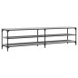 vidaXL TV-Schrank Grau Sonoma 200x30x50 cm Holzwerkstoff und Metall vidaXL TV-Schrank Grau Sonoma 200x30x50 cm Holzwerkstoff und Metall