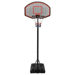 vidaXL Basketballständer Schwarz 237-307 cm Polyethylen
