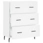 vidaXL Sideboard Weiß 69,5x34x90 cm Holzwerkstoff vidaXL Sideboard Weiß 69,5x34x90 cm Holzwerkstoff