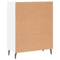 vidaXL Sideboard Weiß 69,5x34x90 cm Holzwerkstoff vidaXL Sideboard Weiß 69,5x34x90 cm Holzwerkstoff