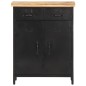 vidaXL Sideboard 60x30x76 cm Raues Mangoholz vidaXL Sideboard 60x30x76 cm Raues Mangoholz