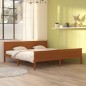 vidaXL Massivholzbett Honigbraun Kiefernholz 200x200 cm vidaXL Massivholzbett Honigbraun Kiefernholz 200x200 cm