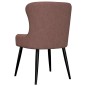 Esszimmerstühle 2 Stk. Braun Stoff Esszimmerstühle 2 Stk. Braun Stoff
