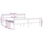 vidaXL Massivholzbett Honigbraun Kiefernholz 200x200 cm vidaXL Massivholzbett Honigbraun Kiefernholz 200x200 cm
