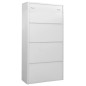 vidaXL Büroschrank Hellgrau 90x40x180 cm Stahl vidaXL Büroschrank Hellgrau 90x40x180 cm Stahl