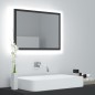 vidaXL LED-Badspiegel Grau 60x8,5x37 cm Acryl vidaXL LED-Badspiegel Grau 60x8,5x37 cm Acryl