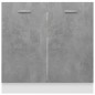 vidaXL Spülenunterschrank Betongrau 80x46x81,5 cm Holzwerkstoff vidaXL Spülenunterschrank Betongrau 80x46x81,5 cm Holzwerkstoff