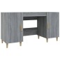 vidaXL Schreibtisch Grau Sonoma 140x50x75 cm Holzwerkstoff vidaXL Schreibtisch Grau Sonoma 140x50x75 cm Holzwerkstoff