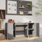 vidaXL Schreibtisch Grau Sonoma 140x50x75 cm Holzwerkstoff vidaXL Schreibtisch Grau Sonoma 140x50x75 cm Holzwerkstoff