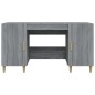 vidaXL Schreibtisch Grau Sonoma 140x50x75 cm Holzwerkstoff vidaXL Schreibtisch Grau Sonoma 140x50x75 cm Holzwerkstoff