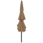 vidaXL Sonnenschirm mit Aluminium-Mast 3-lagig Taupe 3,5 m vidaXL Sonnenschirm mit Aluminium-Mast 3-lagig Taupe 3,5 m