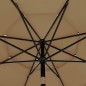 vidaXL Sonnenschirm mit Aluminium-Mast 3-lagig Taupe 3,5 m vidaXL Sonnenschirm mit Aluminium-Mast 3-lagig Taupe 3,5 m