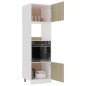 vidaXL Mikrowellenumbauschrank Sonoma-Eiche 60x57x207 cm Holzwerkstoff vidaXL Mikrowellenumbauschrank Sonoma-Eiche 60x57x207 cm Holzwerkstoff