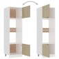 vidaXL Mikrowellenumbauschrank Sonoma-Eiche 60x57x207 cm Holzwerkstoff vidaXL Mikrowellenumbauschrank Sonoma-Eiche 60x57x207 cm Holzwerkstoff