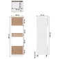 vidaXL Mikrowellenumbauschrank Sonoma-Eiche 60x57x207 cm Holzwerkstoff vidaXL Mikrowellenumbauschrank Sonoma-Eiche 60x57x207 cm Holzwerkstoff
