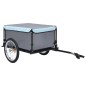 vidaXL Fahrrad-Lastenanhänger Schwarz und Blau 65 kg vidaXL Fahrrad-Lastenanhänger Schwarz und Blau 65 kg