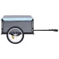 vidaXL Fahrrad-Lastenanhänger Schwarz und Blau 65 kg vidaXL Fahrrad-Lastenanhänger Schwarz und Blau 65 kg