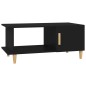 vidaXL Couchtisch Schwarz 90x50x40 cm Holzwerkstoff vidaXL Couchtisch Schwarz 90x50x40 cm Holzwerkstoff