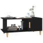 vidaXL Couchtisch Schwarz 90x50x40 cm Holzwerkstoff vidaXL Couchtisch Schwarz 90x50x40 cm Holzwerkstoff