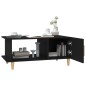 vidaXL Couchtisch Schwarz 90x50x40 cm Holzwerkstoff vidaXL Couchtisch Schwarz 90x50x40 cm Holzwerkstoff
