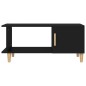vidaXL Couchtisch Schwarz 90x50x40 cm Holzwerkstoff vidaXL Couchtisch Schwarz 90x50x40 cm Holzwerkstoff