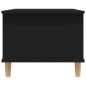 vidaXL Couchtisch Schwarz 90x50x40 cm Holzwerkstoff vidaXL Couchtisch Schwarz 90x50x40 cm Holzwerkstoff
