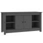 vidaXL TV-Schrank Grau 103x36,5x52 cm Massivholz Kiefer vidaXL TV-Schrank Grau 103x36,5x52 cm Massivholz Kiefer