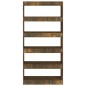 vidaXL Bücherregal/Raumteiler Räuchereiche 80x30x166 cm Holzwerkstoff vidaXL Bücherregal/Raumteiler Räuchereiche 80x30x166 cm Holzwerkstoff
