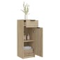 vidaXL Badschrank Sonoma-Eiche 32x34x90 cm Holzwerkstoff vidaXL Badschrank Sonoma-Eiche 32x34x90 cm Holzwerkstoff