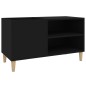 vidaXL Plattenschrank Schwarz 84,5x38x48 cm Holzwerkstoff vidaXL Plattenschrank Schwarz 84,5x38x48 cm Holzwerkstoff