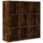 vidaXL Bücherschrank Räuchereiche 98x30x98 cm vidaXL Bücherschrank Räuchereiche 98x30x98 cm