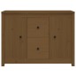 vidaXL Sideboard Honigbraun 100x35x74 cm Massivholz Kiefer vidaXL Sideboard Honigbraun 100x35x74 cm Massivholz Kiefer