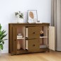 vidaXL Sideboard Honigbraun 100x35x74 cm Massivholz Kiefer vidaXL Sideboard Honigbraun 100x35x74 cm Massivholz Kiefer
