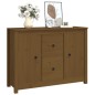 vidaXL Sideboard Honigbraun 100x35x74 cm Massivholz Kiefer vidaXL Sideboard Honigbraun 100x35x74 cm Massivholz Kiefer