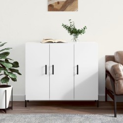 vidaXL Sideboard Weiß 90x34x80 cm Holzwerkstoff
