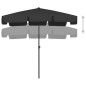 vidaXL Strandschirm Schwarz 200x125 cm vidaXL Strandschirm Schwarz 200x125 cm