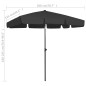 vidaXL Strandschirm Schwarz 200x125 cm vidaXL Strandschirm Schwarz 200x125 cm