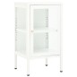 vidaXL Sideboard 38x35x70 cm Metall und Glas vidaXL Sideboard 38x35x70 cm Metall und Glas