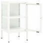 vidaXL Sideboard 38x35x70 cm Metall und Glas vidaXL Sideboard 38x35x70 cm Metall und Glas