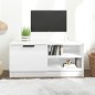 vidaXL TV-Schrank Hochglanz-Weiß 80x35x36,5 cm Holzwerkstoff vidaXL TV-Schrank Hochglanz-Weiß 80x35x36,5 cm Holzwerkstoff