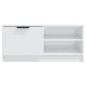 vidaXL TV-Schrank Hochglanz-Weiß 80x35x36,5 cm Holzwerkstoff vidaXL TV-Schrank Hochglanz-Weiß 80x35x36,5 cm Holzwerkstoff