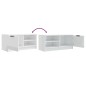 vidaXL TV-Schrank Hochglanz-Weiß 80x35x36,5 cm Holzwerkstoff vidaXL TV-Schrank Hochglanz-Weiß 80x35x36,5 cm Holzwerkstoff