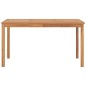 vidaXL Garten-Esstisch 140x80x77 cm Massivholz Teak vidaXL Garten-Esstisch 140x80x77 cm Massivholz Teak