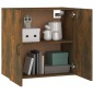 vidaXL Wandschrank Räuchereiche 60x31x60 cm Holzwerkstoff vidaXL Wandschrank Räuchereiche 60x31x60 cm Holzwerkstoff