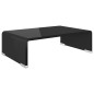vidaXL TV-Tisch/Bildschirmerhöhung Glas Schwarz 40x25x11 cm vidaXL TV-Tisch/Bildschirmerhöhung Glas Schwarz 40x25x11 cm