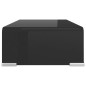 vidaXL TV-Tisch/Bildschirmerhöhung Glas Schwarz 40x25x11 cm vidaXL TV-Tisch/Bildschirmerhöhung Glas Schwarz 40x25x11 cm