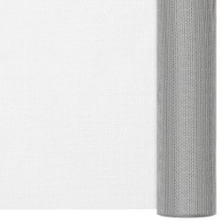 vidaXL Fliegengitter Edelstahl 60x2000 cm Silbern